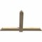 Ekena Millwork Eugene Rough Sawn Timber Gable Bracket, Douglas Fir, 48"W x 30"H x 2"D x 4"F, 15/12 Pitch GBW048X30X0204EUG00RDF - alternate 3